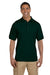 Gildan G380 Mens Short Sleeve Polo Shirt Forest Green Front