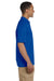 Gildan G380 Mens Short Sleeve Polo Shirt Royal Blue Side