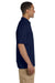 Gildan G380 Mens Short Sleeve Polo Shirt Navy Blue Side