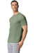 Gildan 42000/G420 Mens Performance Jersey Moisture Wicking Short Sleeve Crewneck T-Shirt Sage Green SIde