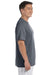 Gildan G420 Mens Performance Jersey Moisture Wicking Short Sleeve Crewneck T-Shirt Charcoal Grey Side