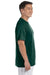 Gildan G420 Mens Performance Jersey Moisture Wicking Short Sleeve Crewneck T-Shirt Forest Green Side