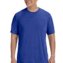 Gildan Mens Performance Jersey Moisture Wicking Short Sleeve Crewneck T-Shirt - Royal Blue