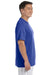 Gildan G420 Mens Performance Jersey Moisture Wicking Short Sleeve Crewneck T-Shirt Royal Blue Side