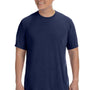 Gildan Mens Performance Jersey Moisture Wicking Short Sleeve Crewneck T-Shirt - Navy Blue