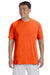 Gildan G420 Mens Performance Jersey Moisture Wicking Short Sleeve Crewneck T-Shirt Orange Front