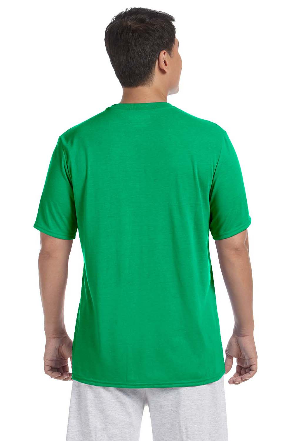 Gildan G420 Mens Performance Jersey Moisture Wicking Short Sleeve Crewneck T-Shirt Irish Green Back