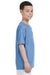 Gildan G420B Youth Performance Jersey Moisture Wicking Short Sleeve Crewneck T-Shirt Carolina Blue Side