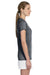 Gildan G420L Womens Performance Jersey Moisture Wicking Short Sleeve Crewneck T-Shirt Charcoal Grey Side