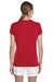 Gildan G420L Womens Performance Jersey Moisture Wicking Short Sleeve Crewneck T-Shirt Red Back