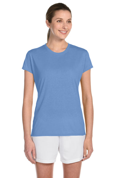Gildan G420L Womens Performance Jersey Moisture Wicking Short Sleeve Crewneck T-Shirt Carolina Blue Front