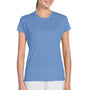Gildan Womens Performance Jersey Moisture Wicking Short Sleeve Crewneck T-Shirt - Carolina Blue - Closeout