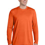 Gildan Mens Performance Jersey Moisture Wicking Long Sleeve Crewneck T-Shirt - Orange - Closeout