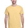 Gildan Mens Short Sleeve Crewneck T-Shirt - Yellow Haze