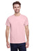 Gildan G500 Mens Short Sleeve Crewneck T-Shirt Light Pink Front