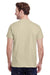 Gildan G500 Mens Short Sleeve Crewneck T-Shirt Sand Brown Back