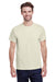 Gildan G500 Mens Short Sleeve Crewneck T-Shirt Natural Front