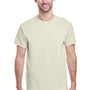 Gildan Mens Short Sleeve Crewneck T-Shirt - Natural