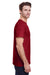 Gildan G500 Mens Short Sleeve Crewneck T-Shirt Garnet Red Side