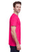 Gildan G500 Mens Short Sleeve Crewneck T-Shirt Heliconia Pink Side