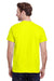Gildan G500 Mens Short Sleeve Crewneck T-Shirt Safety Green Back