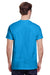Gildan G500 Mens Short Sleeve Crewneck T-Shirt Heather Sapphire Blue Back