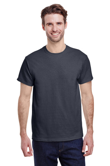 Gildan G500 Mens Short Sleeve Crewneck T-Shirt Charcoal Grey Front