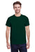 Gildan G500 Mens Short Sleeve Crewneck T-Shirt Forest Green Front