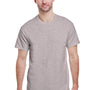 Gildan Mens Short Sleeve Crewneck T-Shirt - Ash Grey