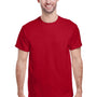 Gildan Mens Short Sleeve Crewneck T-Shirt - Red