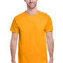 Gildan Mens Short Sleeve Crewneck T-Shirt - Gold