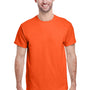 Gildan Mens Short Sleeve Crewneck T-Shirt - Orange