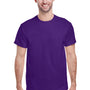 Gildan Mens Short Sleeve Crewneck T-Shirt - Purple