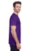 Gildan G500 Mens Short Sleeve Crewneck T-Shirt Purple Side
