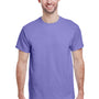 Gildan Mens Short Sleeve Crewneck T-Shirt - Violet Purple
