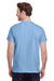 Gildan G500 Mens Short Sleeve Crewneck T-Shirt Light Blue Back