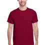 Gildan Mens Short Sleeve Crewneck T-Shirt - Cardinal Red