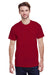 Gildan G500 Mens Short Sleeve Crewneck T-Shirt Antique Cherry Red Front