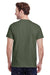 Gildan G500 Mens Short Sleeve Crewneck T-Shirt Military Green Back