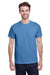 Gildan G500 Mens Short Sleeve Crewneck T-Shirt Carolina Blue Front