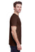 Gildan G500 Mens Short Sleeve Crewneck T-Shirt Chocolate Brown Side