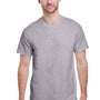 Gildan Mens Short Sleeve Crewneck T-Shirt - Sport Grey