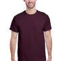 Gildan Mens Short Sleeve Crewneck T-Shirt - Russet - Closeout