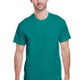 Gildan Mens Short Sleeve Crewneck T-Shirt - Antique Jade Dome Green