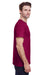 Gildan G500 Mens Short Sleeve Crewneck T-Shirt Berry Purple Side