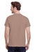 Gildan G500 Mens Short Sleeve Crewneck T-Shirt Brown Savana Back