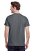 Gildan G500 Mens Short Sleeve Crewneck T-Shirt Tweed Grey Back