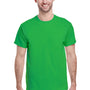 Gildan Mens Short Sleeve Crewneck T-Shirt - Electric Green