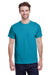Gildan G500 Mens Short Sleeve Crewneck T-Shirt Tropical Blue Front