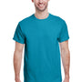 Gildan Mens Short Sleeve Crewneck T-Shirt - Tropical Blue